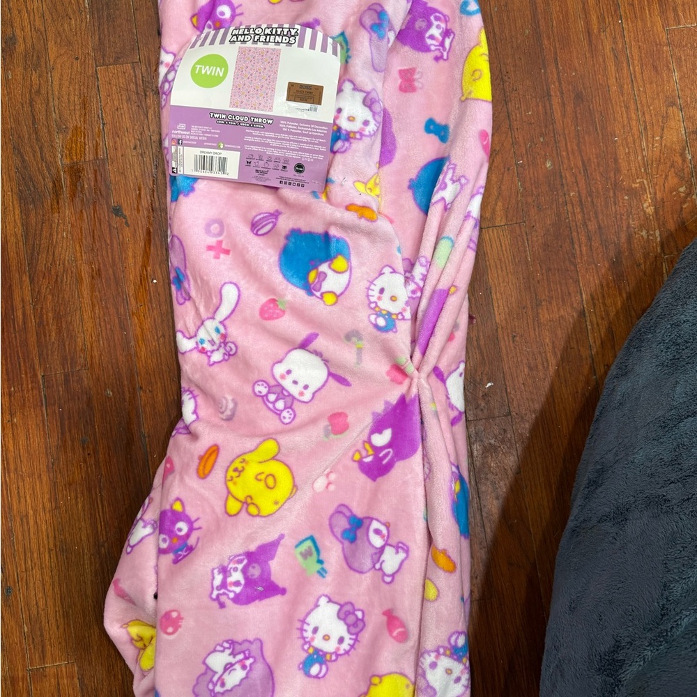 Hello kitty throw pastel color